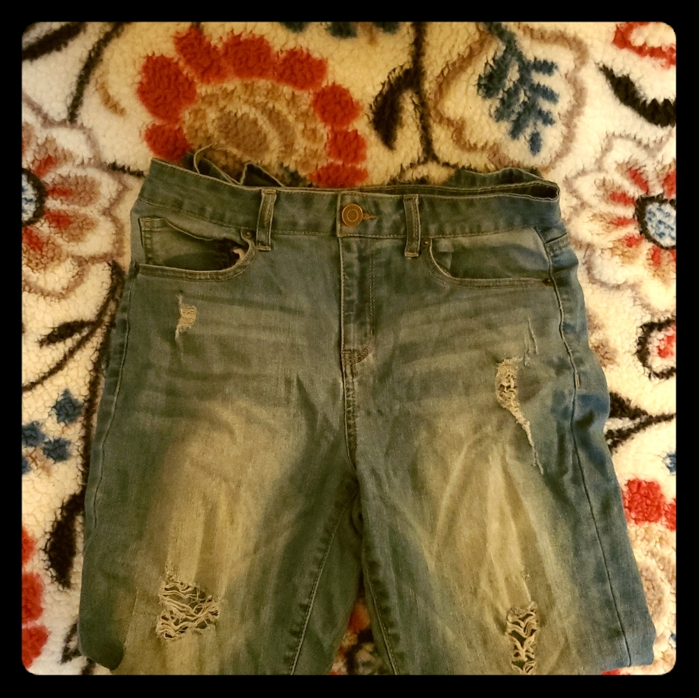 Wriped skinny Jean's